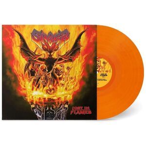 Saber - Lost In Flames - Burning Orange Marble Vinyl  LP LP